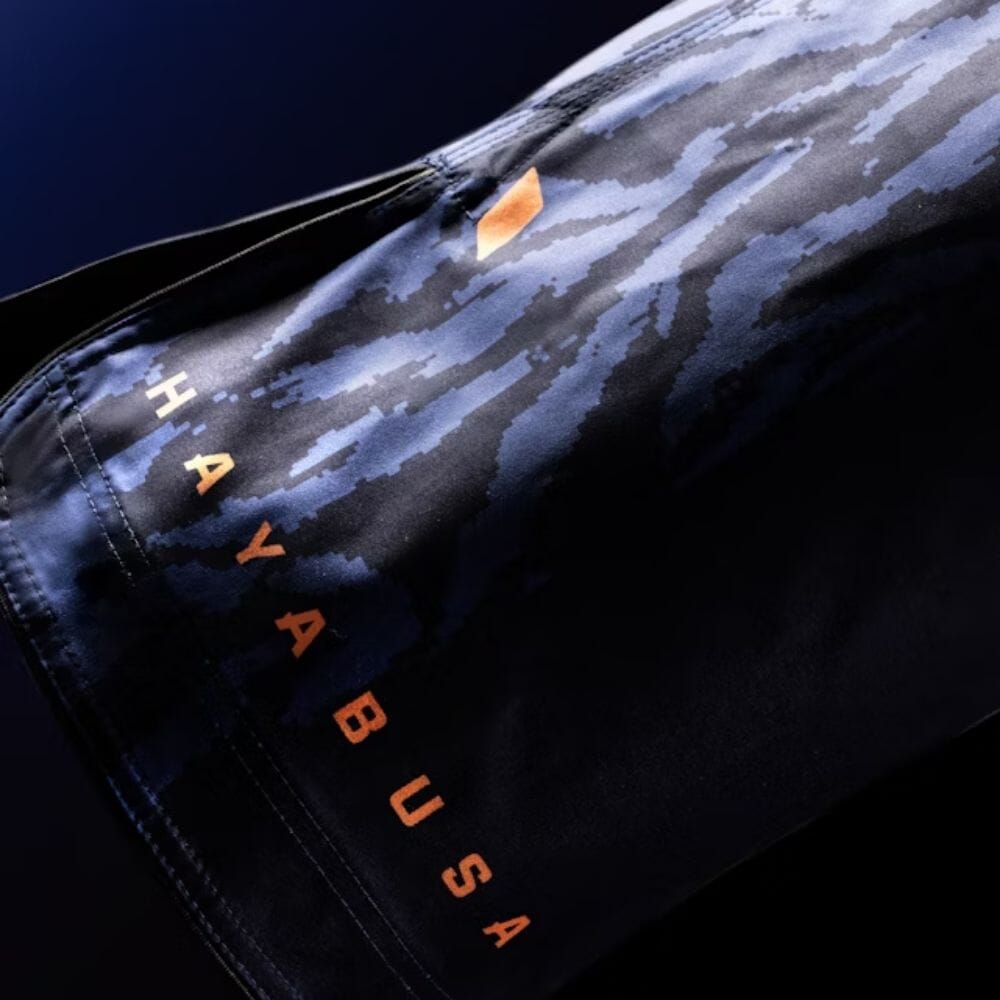 Hayabusa Apex 3/4 Thigh Fight Shorts Dusk Blue MMA Shorts Hayabusa