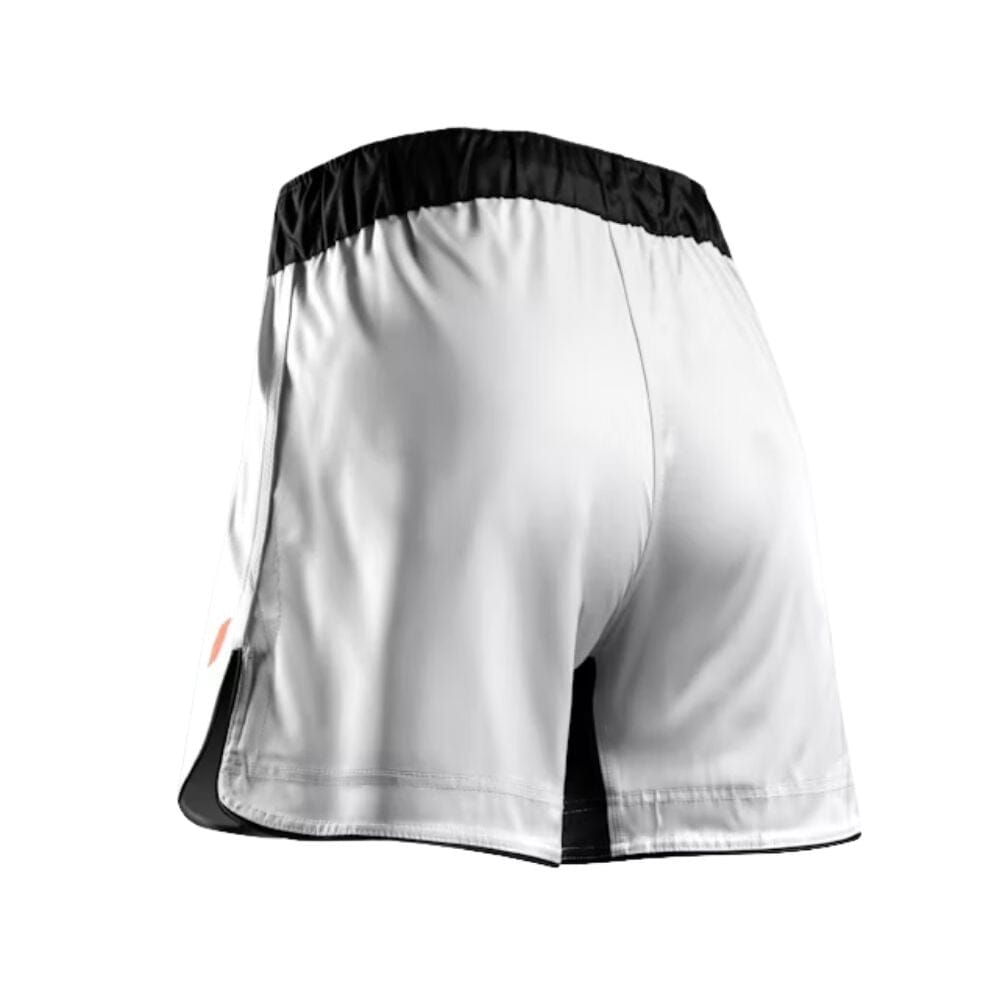 Hayabusa Apex 3/4 Thigh Fight Shorts Ash White MMA Shorts Hayabusa