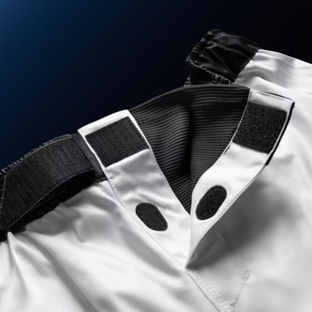 Hayabusa Apex 3/4 Thigh Fight Shorts Ash White MMA Shorts Hayabusa