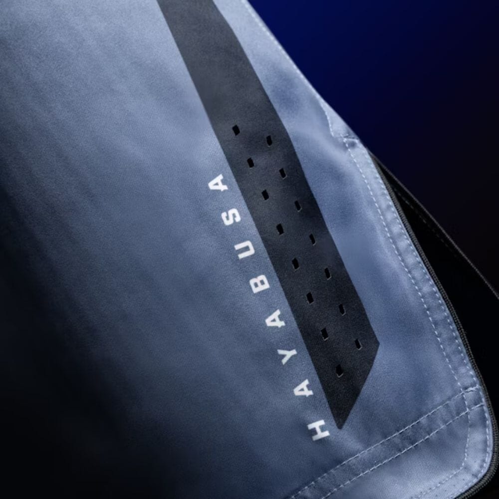 Hayabusa Core 3/4 Thigh Fight Shorts Blue MMA Shorts Hayabusa