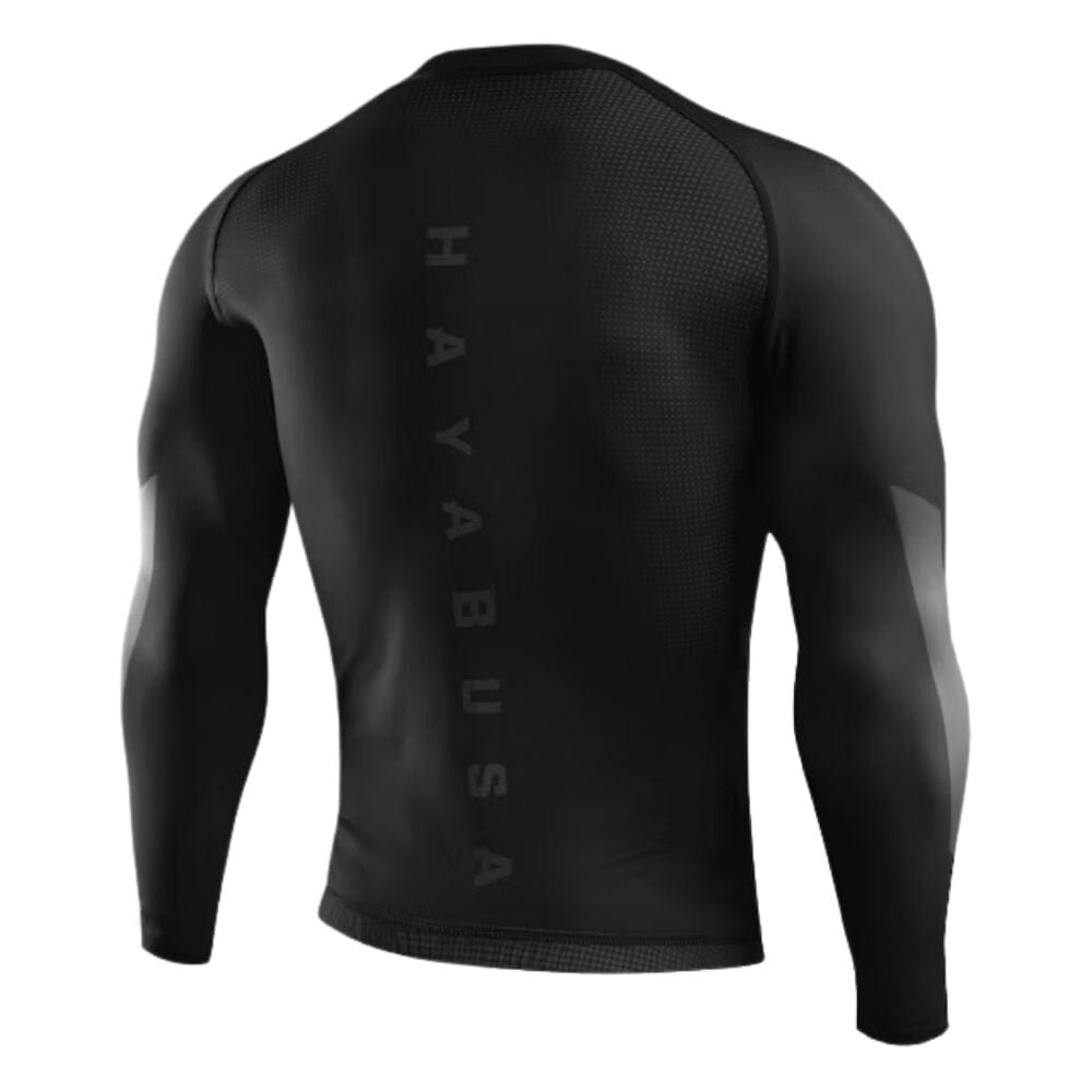 Hayabusa Core Long Sleeve Rashguard Black Rashguards Hayabusa