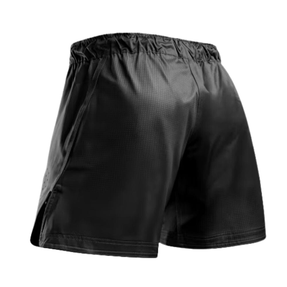 Hayabusa Core Mid Thigh Fight Shorts Black MMA Shorts Hayabusa