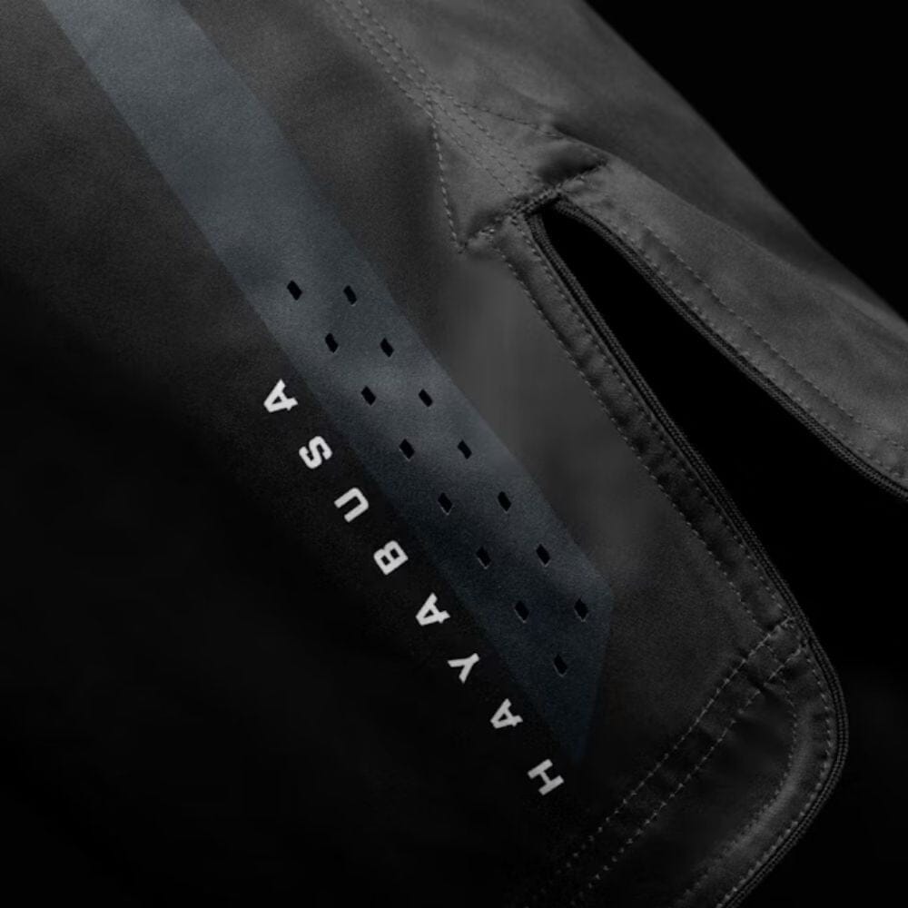 Hayabusa Core Mid Thigh Fight Shorts Black MMA Shorts Hayabusa