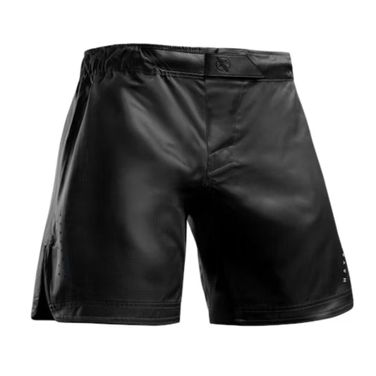 Hayabusa Core Mid Thigh Fight Shorts Black MMA Shorts Hayabusa Black Small