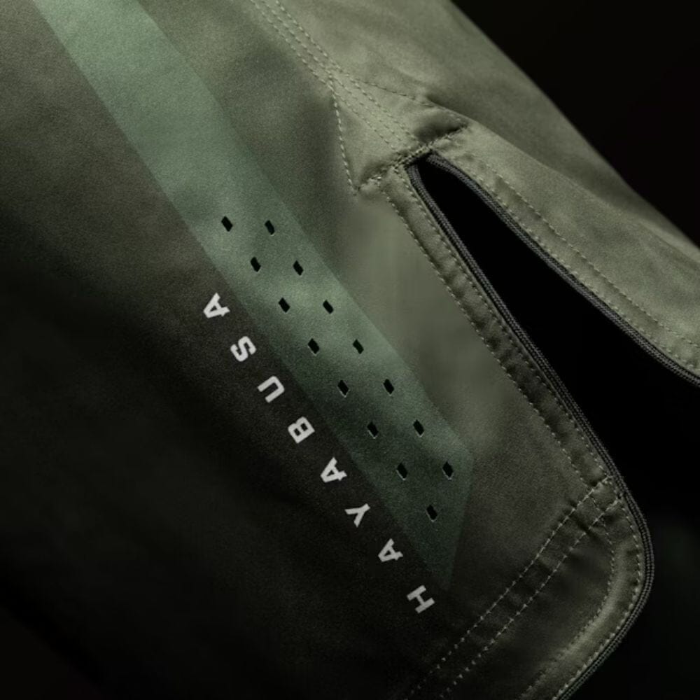 Hayabusa Core Mid Thigh Fight Shorts Green MMA Shorts Hayabusa