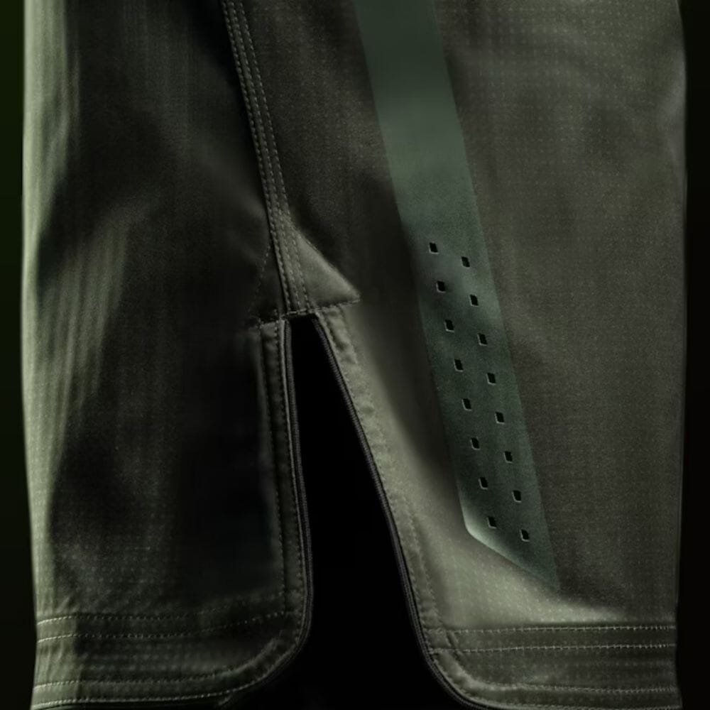 Hayabusa Core Mid Thigh Fight Shorts Green MMA Shorts Hayabusa