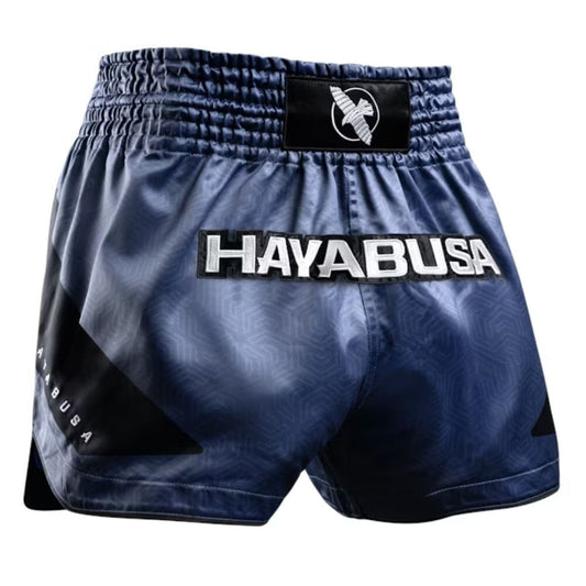 Hayabusa Core Muay Thai Shorts Blue Muay Thai Shorts Hayabusa Blue Small