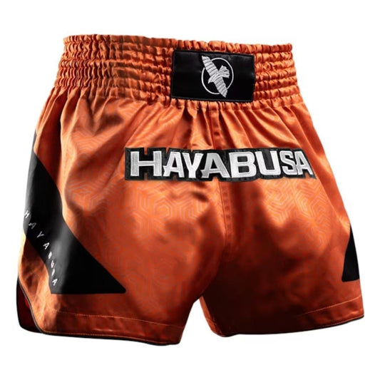 Hayabusa Core Muay Thai Shorts Orange Muay Thai Shorts Hayabusa Orange Small