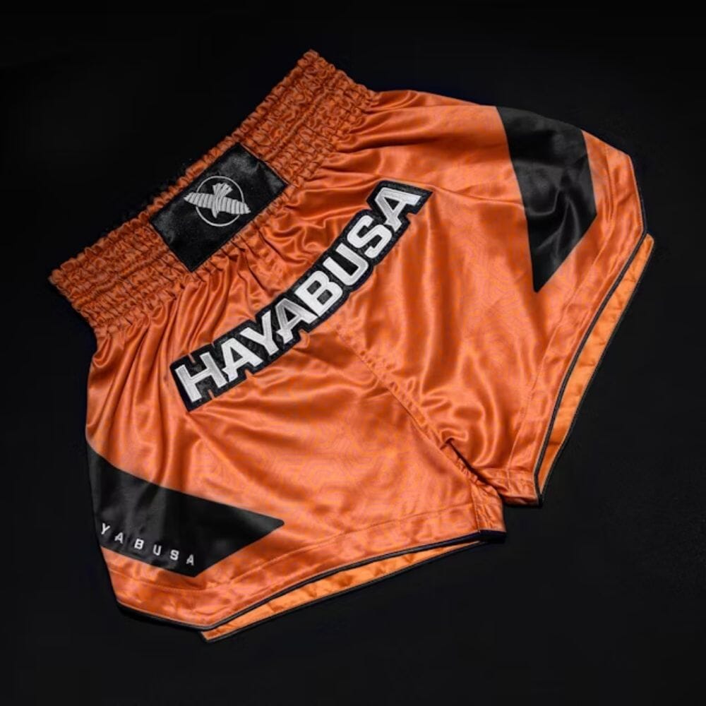 Hayabusa Core Muay Thai Shorts Orange Muay Thai Shorts Hayabusa