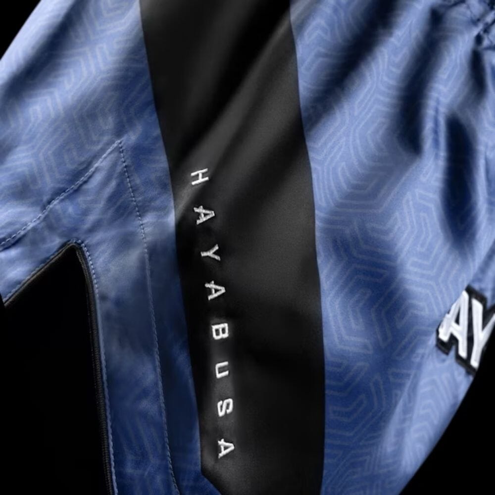 Hayabusa Core Muay Thai Shorts Blue Muay Thai Shorts Hayabusa