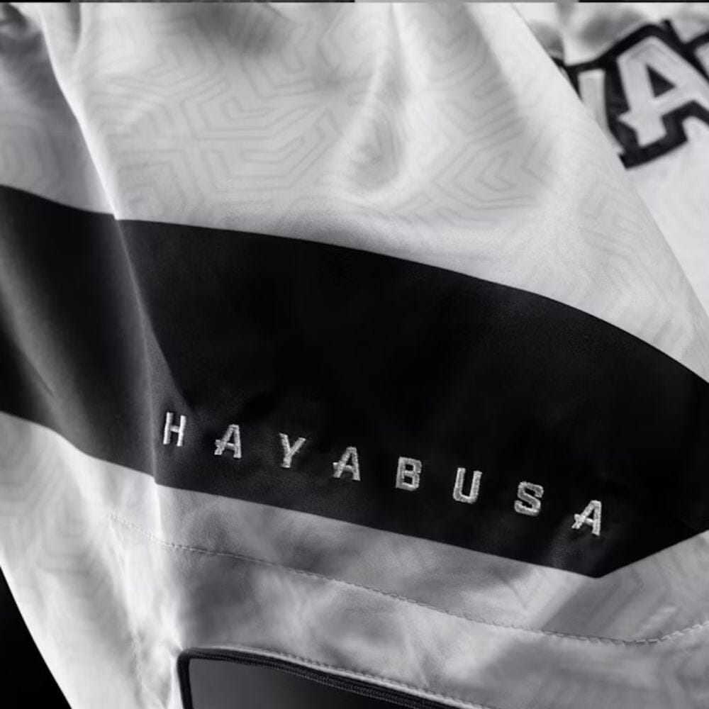 Hayabusa Core Muay Thai Shorts White Muay Thai Shorts Hayabusa