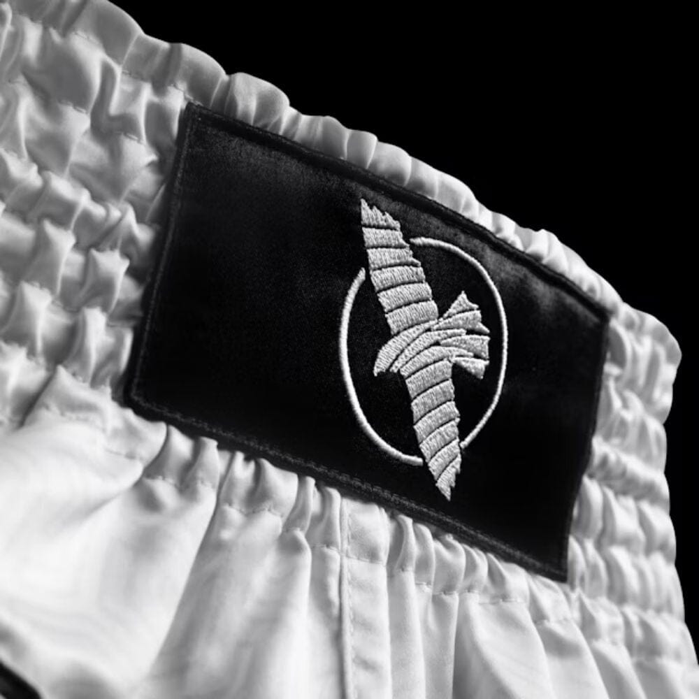 Hayabusa Core Muay Thai Shorts White Muay Thai Shorts Hayabusa