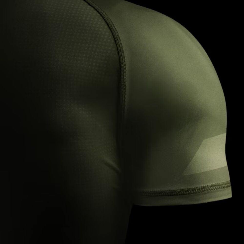 Hayabusa Core Short Sleeve Rashguard Green Rashguards Hayabusa