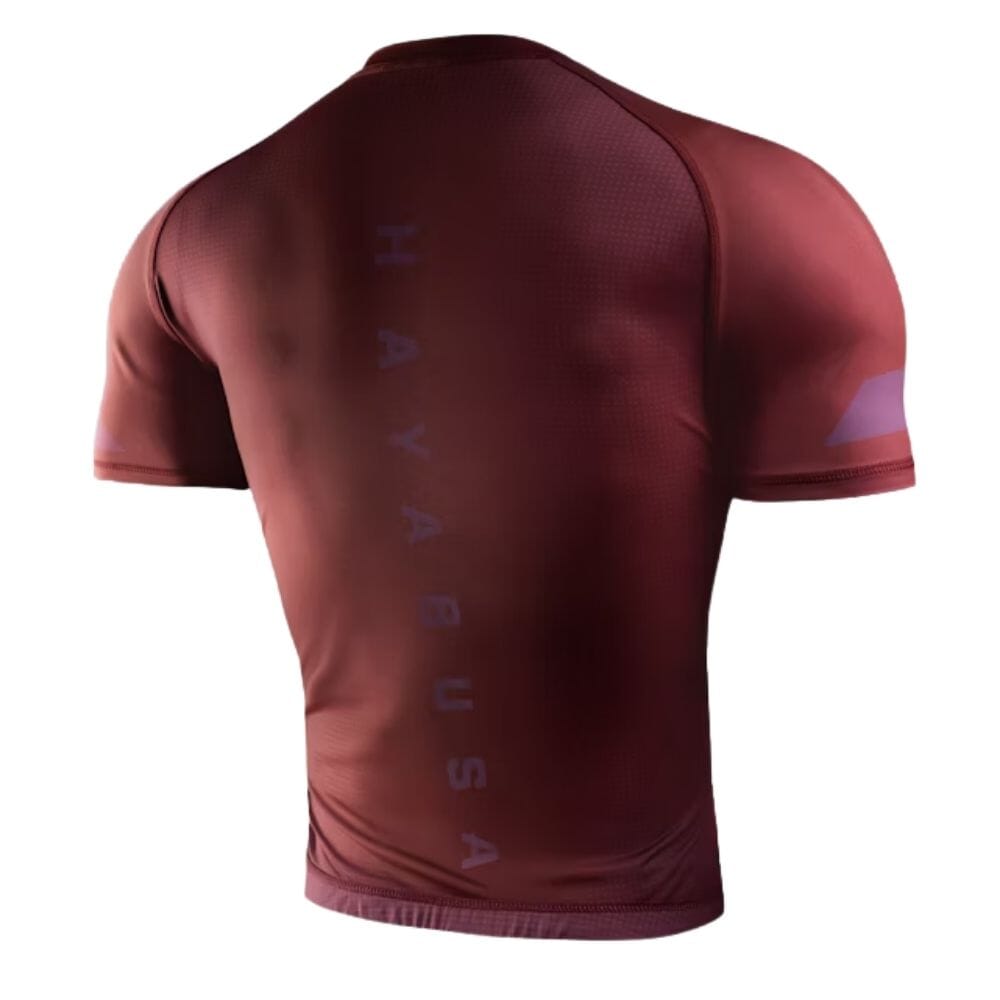 Hayabusa Core Short Sleeve Rashguard Red Rashguards Hayabusa