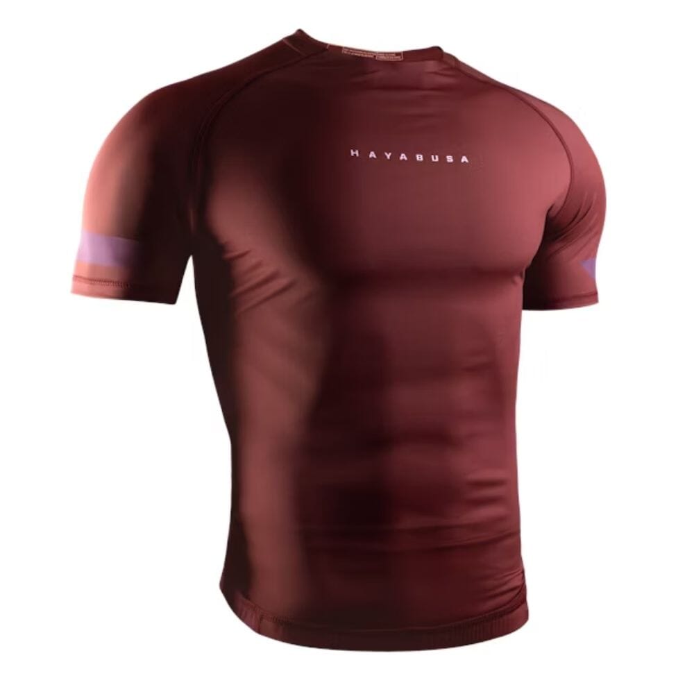 Hayabusa Core Short Sleeve Rashguard Red Rashguards Hayabusa Red Small