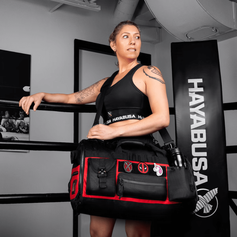 Hayabusa Marvel Deadpool Duffel Bag Gym Bags Hayabusa