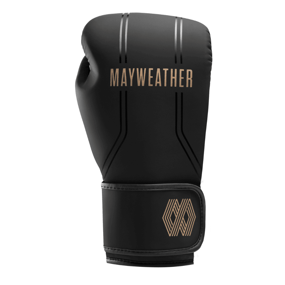 Hayabusa x Mayweather Contender Boxing Gloves Boxing Gloves Hayabusa Black/Gold 12oz