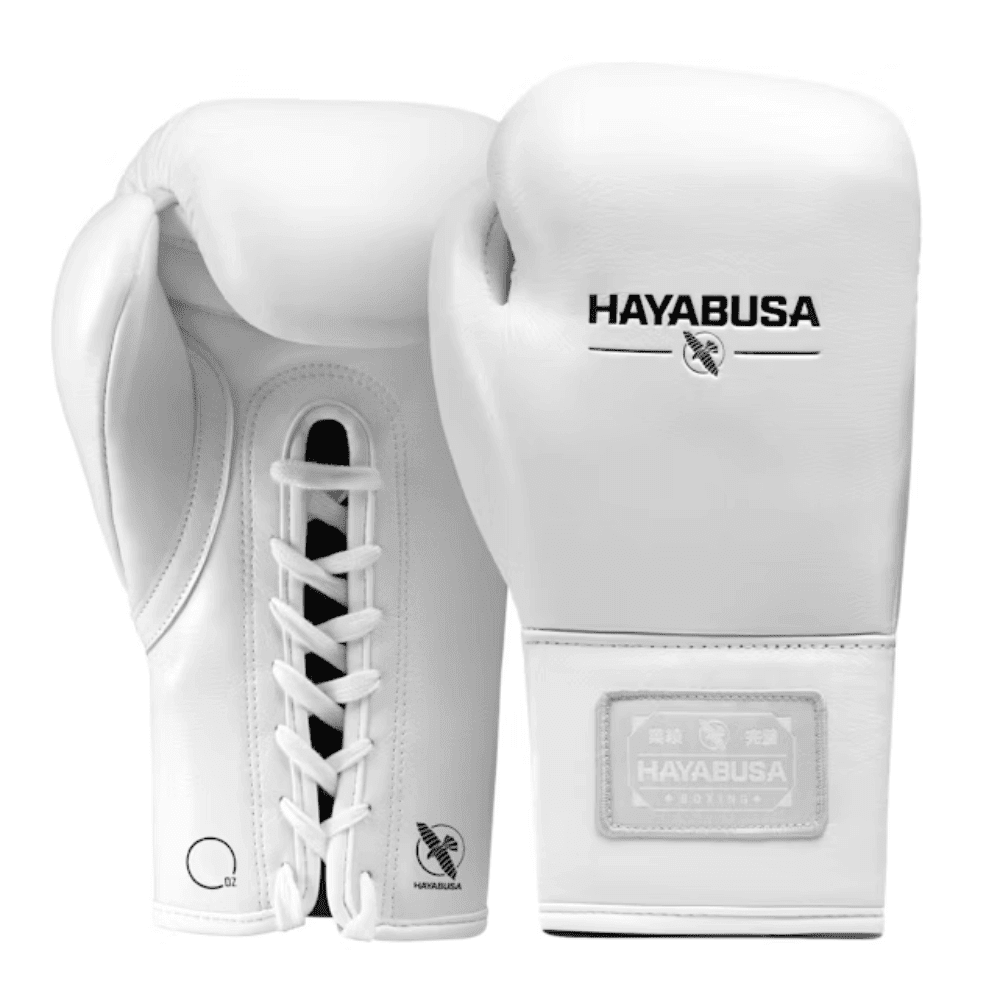 Hayabusa Pro Horsehair Fight Boxing Gloves Boxing Gloves Hayabusa White 8oz