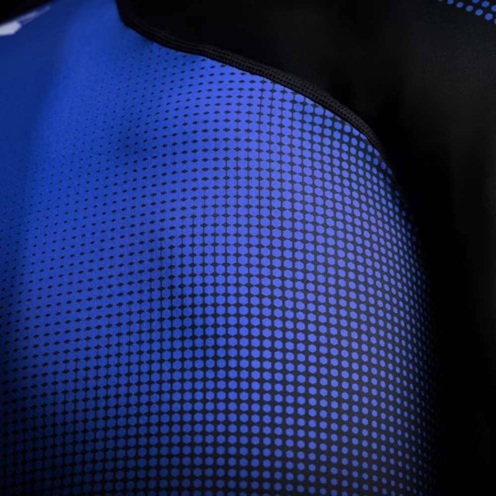 Hayabusa Pro Ranked Short Sleeve Rashguard Blue Rashguards Hayabusa