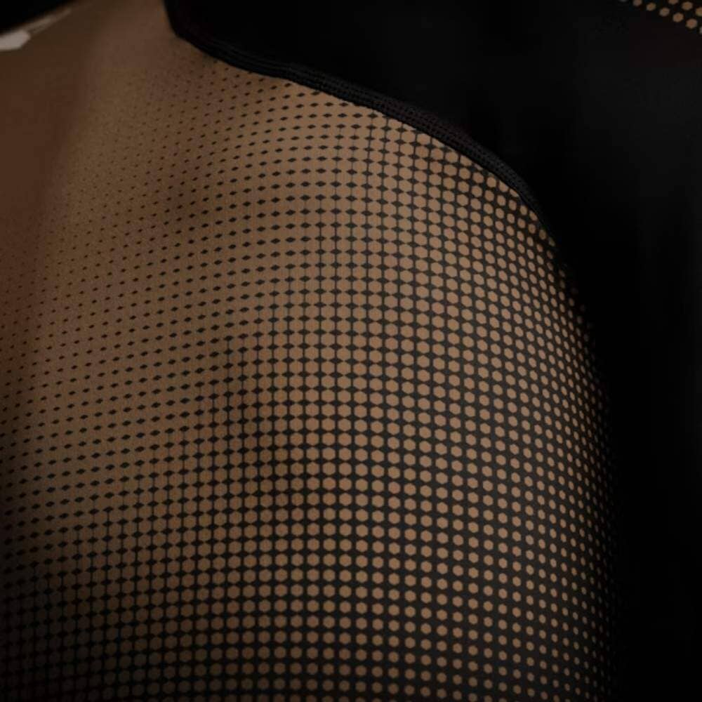 Hayabusa Pro Ranked Short Sleeve Rashguard Brown Rashguards Hayabusa