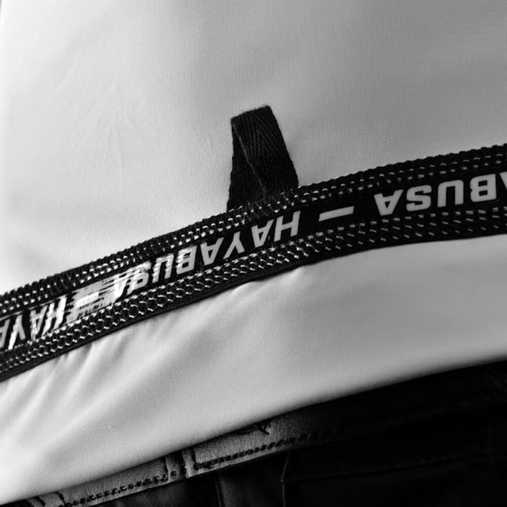 Hayabusa Pro Ranked Short Sleeve Rashguard White Rashguards Hayabusa