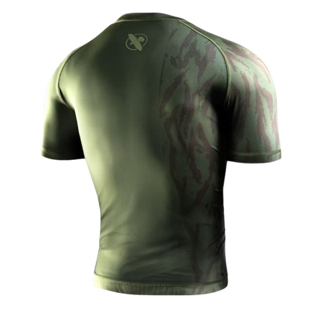 Hayabusa Apex Short Sleeve Rashguard Recon Green Rashguards Hayabusa