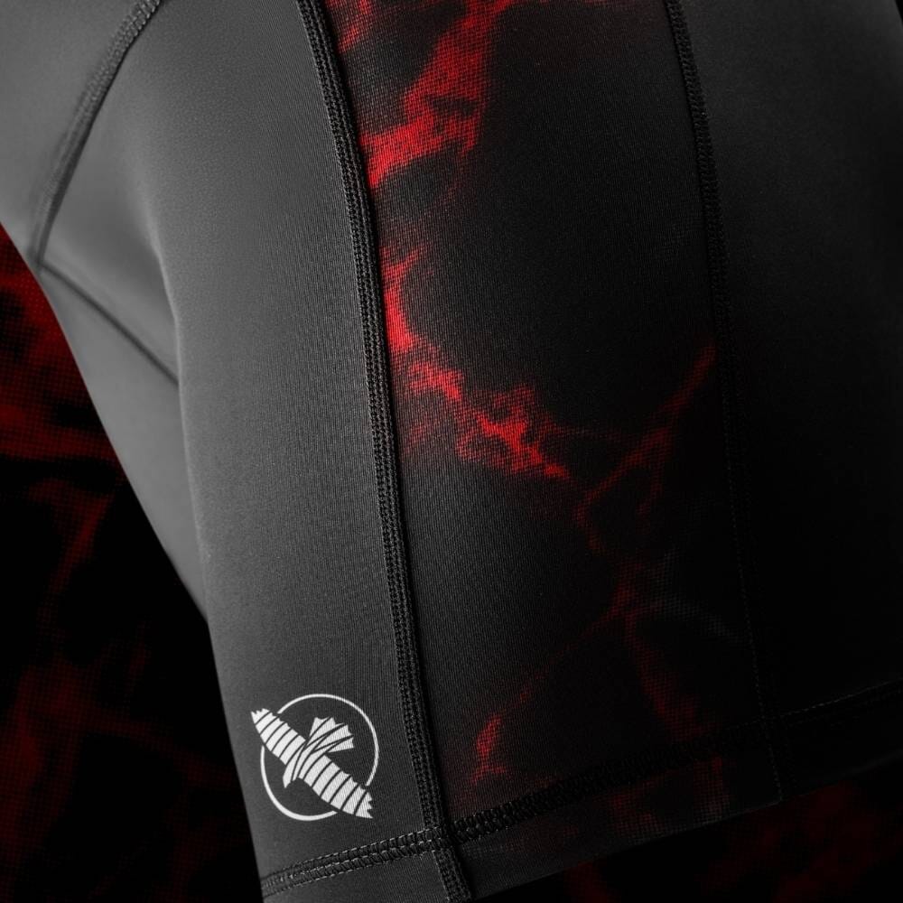 Hayabusa UFC BJJ Womens Vale Tudo Shorts Black/Red