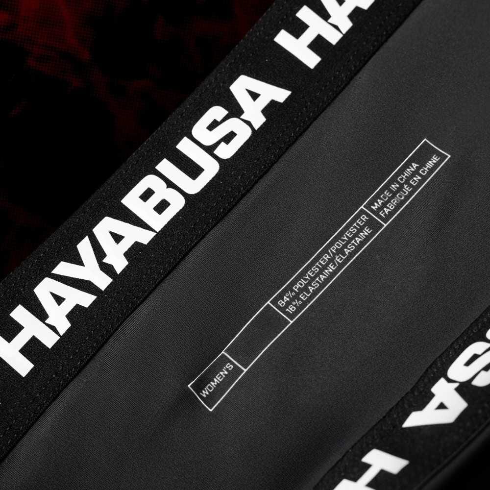 Hayabusa UFC BJJ Womens Vale Tudo Shorts Black/Red