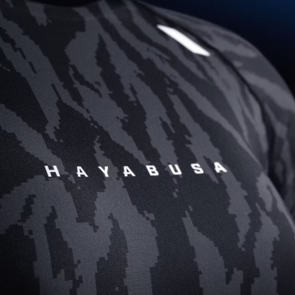 Hayabusa Womens Apex Short Sleeve Rashguard Carbon Black Rashguards Hayabusa