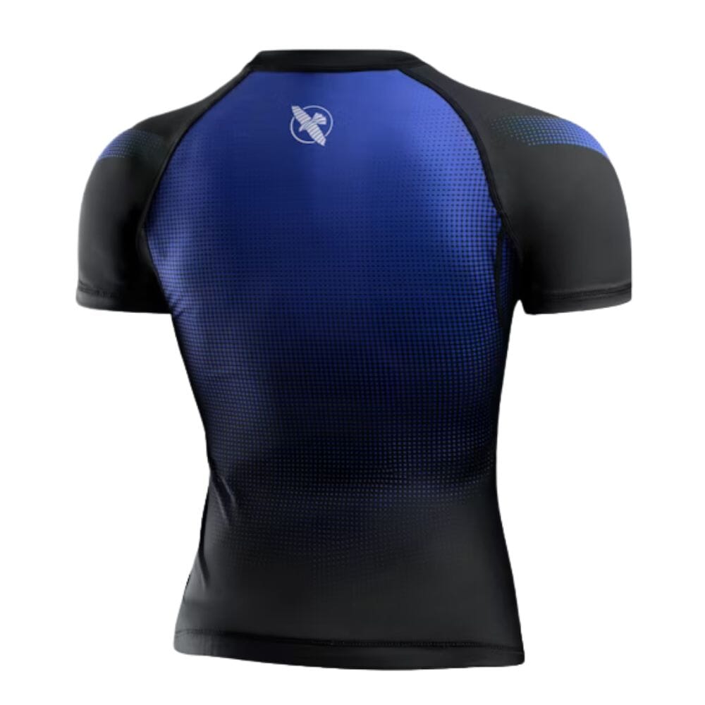Hayabusa Womens Pro Ranked Short Sleeve Rashguard Blue Rashguards Hayabusa