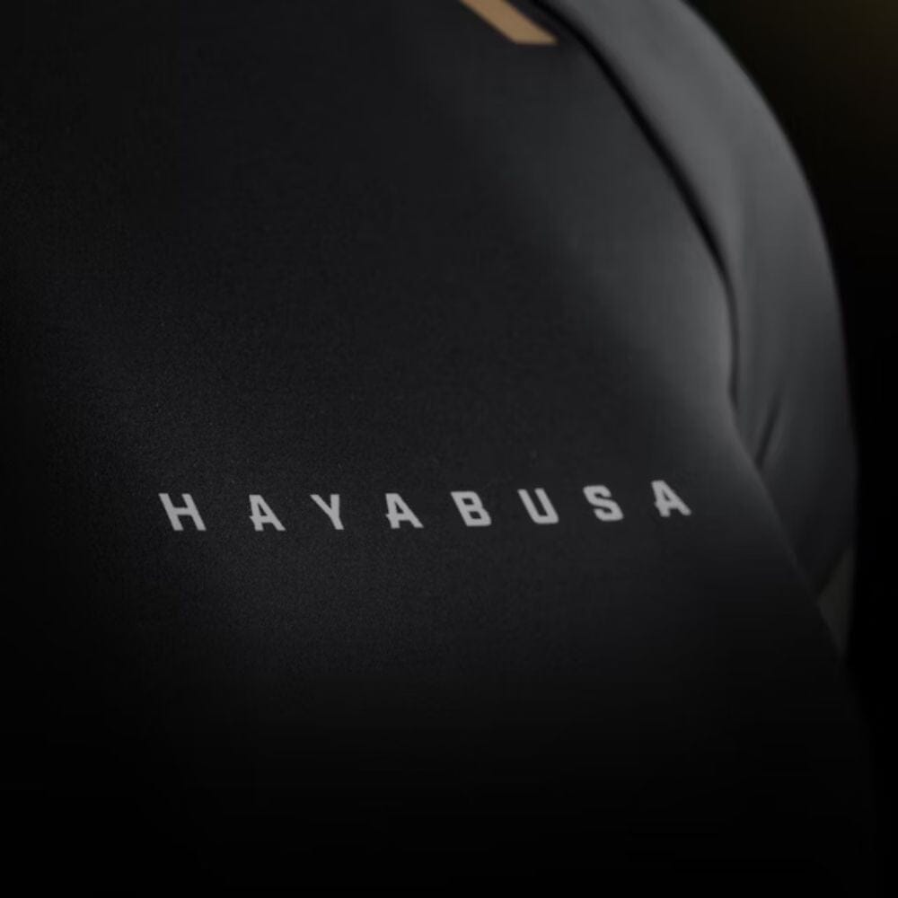 Hayabusa Womens Pro Ranked Short Sleeve Rashguard Brown Rashguards Hayabusa