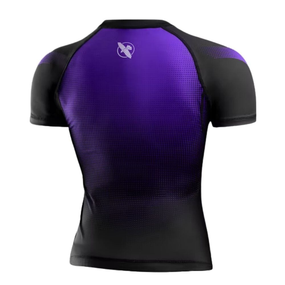 Hayabusa Womens Pro Ranked Short Sleeve Rashguard Purple Rashguards Hayabusa