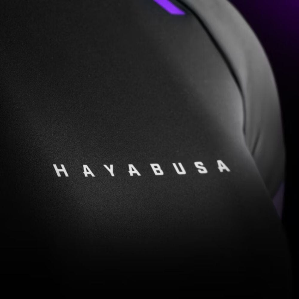 Hayabusa Womens Pro Ranked Short Sleeve Rashguard Purple Rashguards Hayabusa