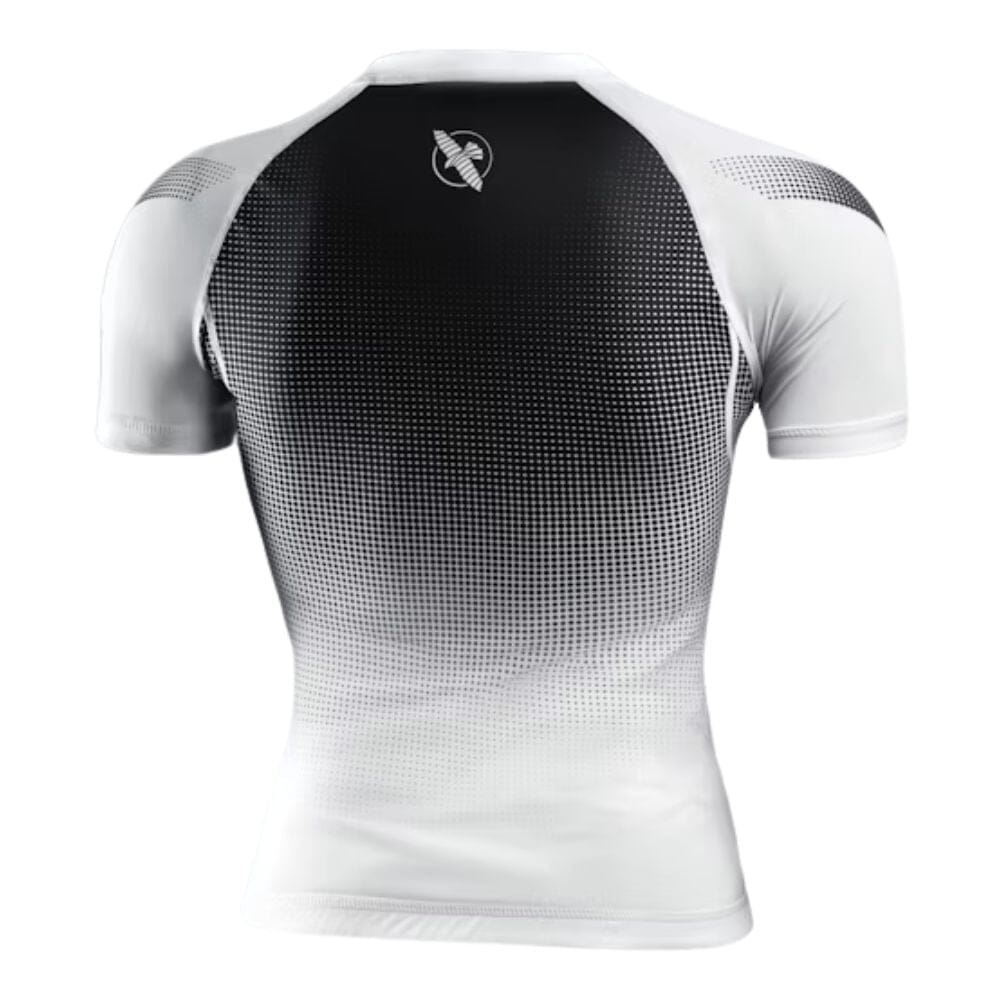Hayabusa Womens Pro Ranked Short Sleeve Rashguard White Rashguards Hayabusa