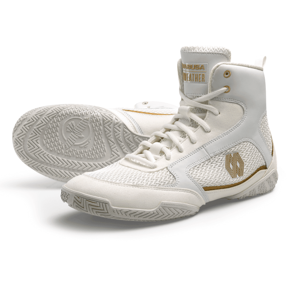 Hayabusa x Mayweather Champ Boxing Shoes Boxing Shoes Hayabusa White/Gold US 4.0