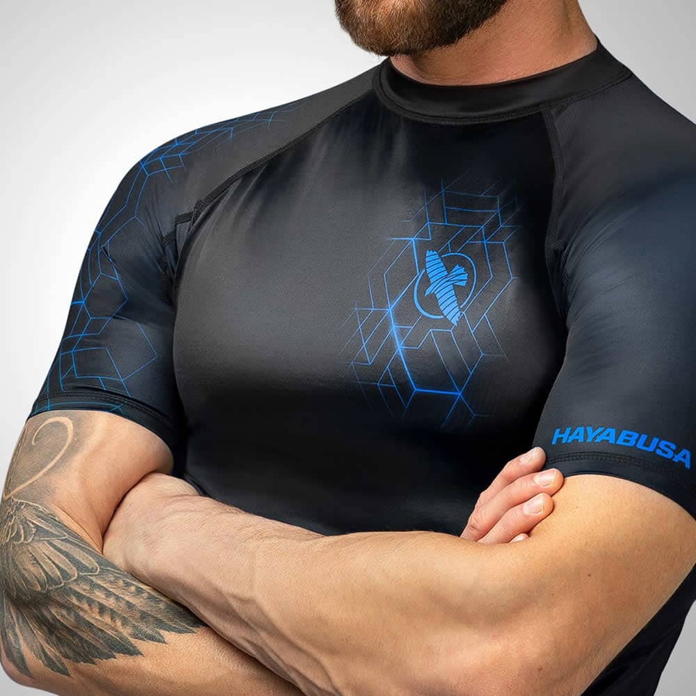 Hayabusa Geo Short Sleeve Rashguard Rashguards Hayabusa