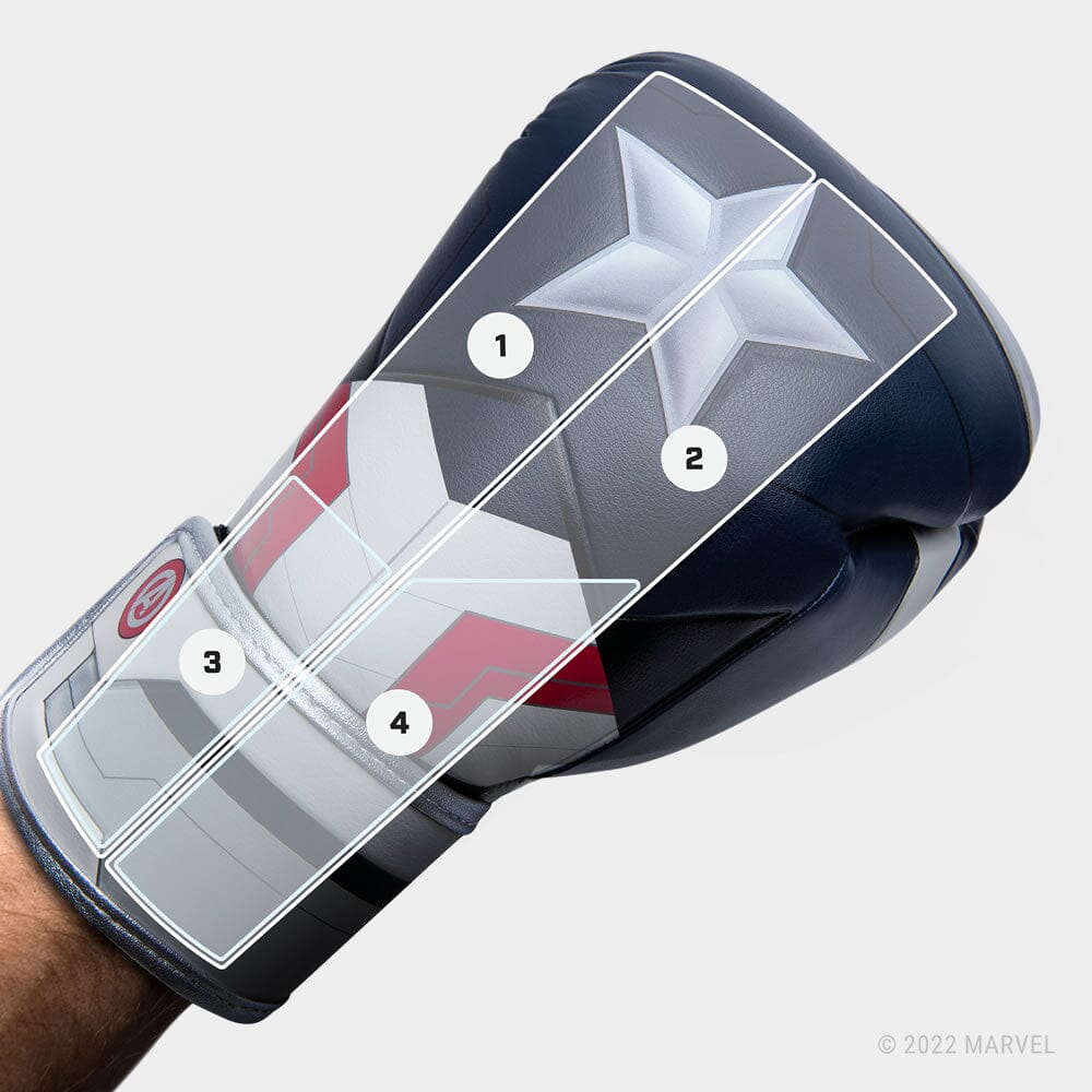 Hayabusa Marvel Captain America (Sam Wilson) Boxing Gloves Boxing Gloves Hayabusa