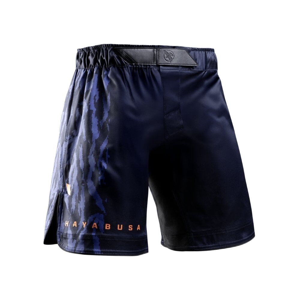 Hayabusa Apex 3/4 Thigh Fight Shorts Dusk Blue MMA Shorts Hayabusa