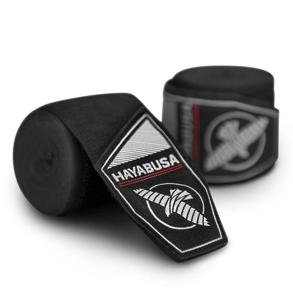 Hayabusa Perfect Stretch Hand Wraps Hand Wraps Hayabusa Black 180-inch