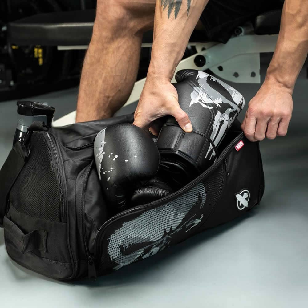 Hayabusa Marvel The Punisher Duffle Bag Gym Bags Hayabusa