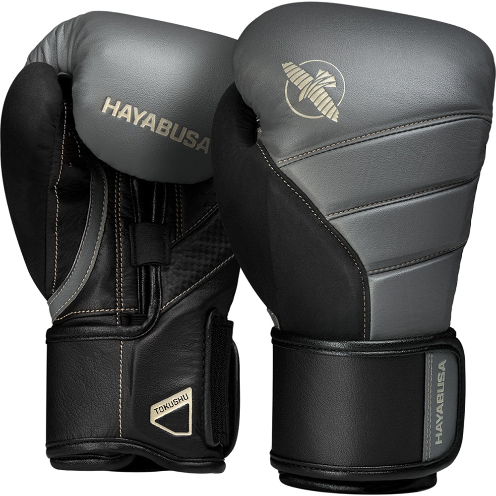 Hayabusa T3 Boxing Gloves Charcoal/Black