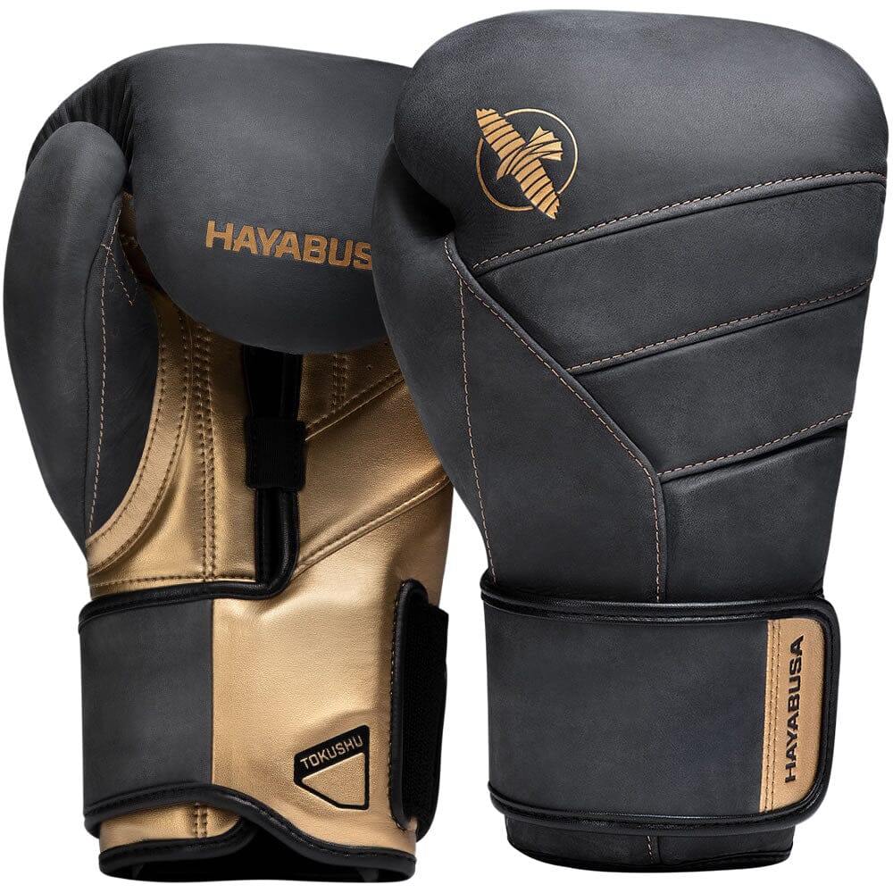 Hayabusa T3 LX Boxing Gloves Boxing Gloves Hayabusa Black/Gold 12oz