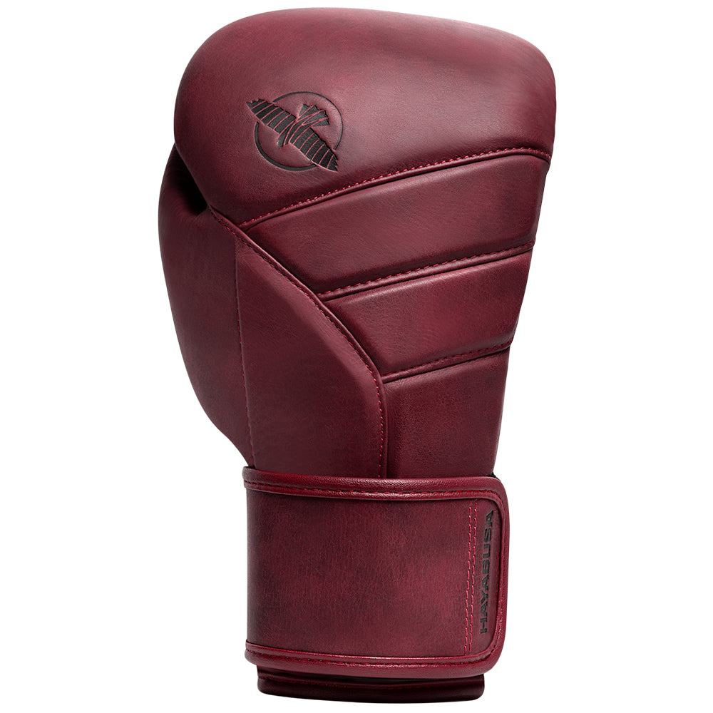 Hayabusa T3 LX Boxing Gloves Crimson Burgundy