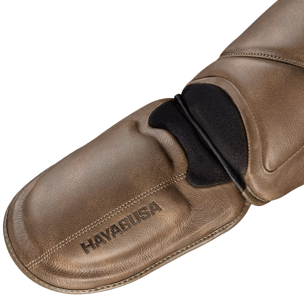 Hayabusa T3 LX Shin Guards Vintage Brown