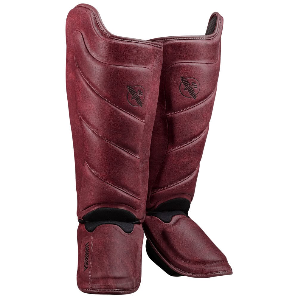 Hayabusa T3 LX Shin Guards Shin Guards Hayabusa Crimson Burgundy Small