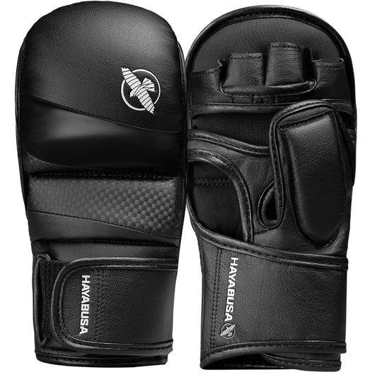 Hayabusa T3 7oz Hybrid MMA Gloves Black/Black
