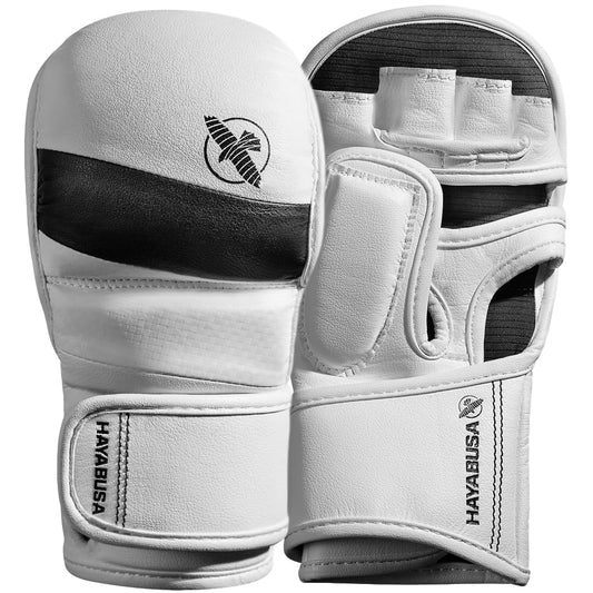 Hayabusa T3 7oz Hybrid MMA Gloves White/Black