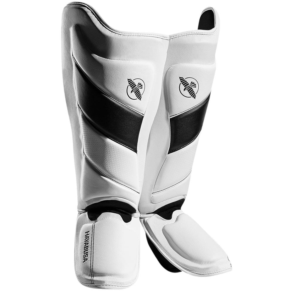 Hayabusa T3 Striking Shin Guards White/Black