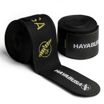 Hayabusa Deluxe Handwraps Hand Wraps Hayabusa Black/Gold 