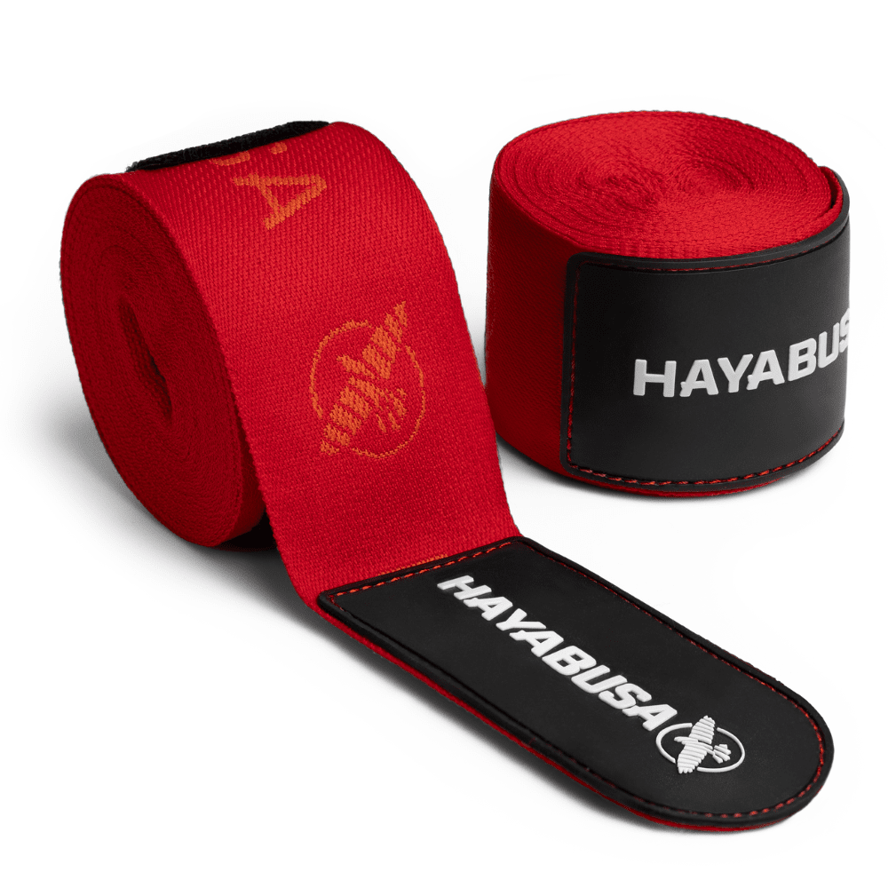 Hayabusa Deluxe Handwraps Hand Wraps Hayabusa Red 